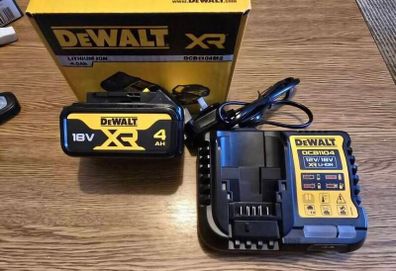 DeWALT 4AH 18V XR Battery And Multi Voltage 12V XR / 54V Flexvolt Charger. The Best A Professional Can Get. Closing down sale - all must go!.