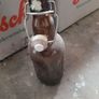 Grolsch beer brown glass bottles with porcelain swing caps. Image 2