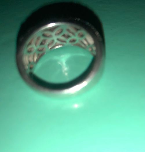 diamond ring silver band