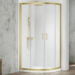 Merlyn mbox quadrant enclosures brushed brass see below for prices