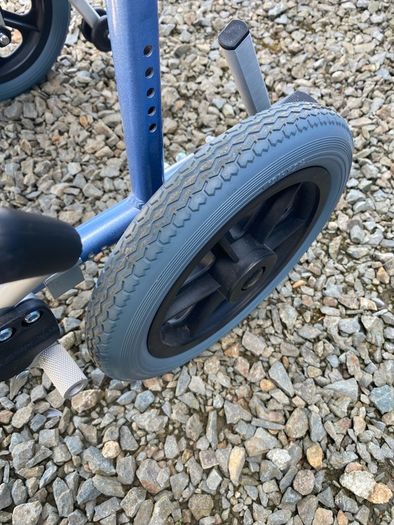 Aktiv X3 Pro Deluxe Lite Aluminium Attendant Propelled Wheelchair with Head Rest