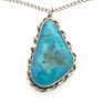 Vintage 925 Sterling Silver & Turquoise Necklace Image 3