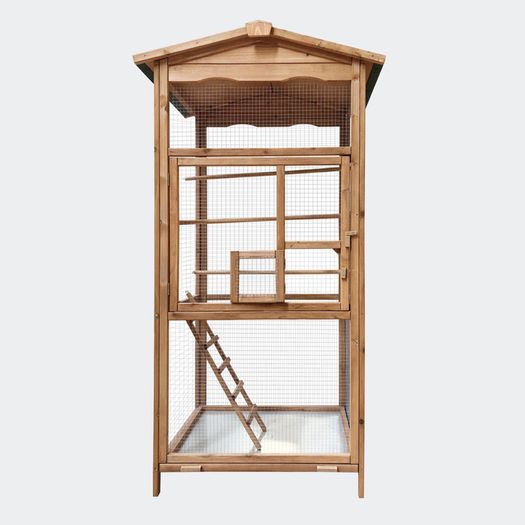 Large Aviary Wood Bird Cage ..free Nationwide Delivery