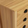 Sideboard Hill Range Honey Brown 91x40x80 cm Solid Pine Wood Image 2