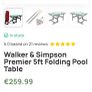 5ft pool / snooker table Image 2