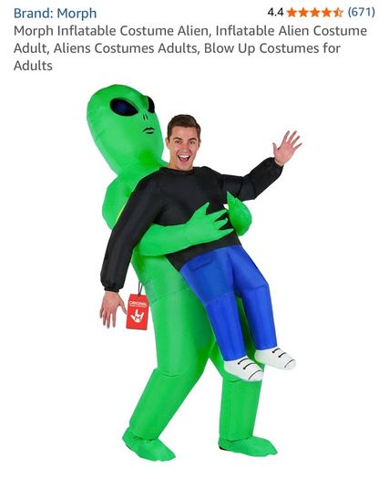 Inflatable Alien Costume