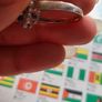 Beautiful Gemstone Ring in Sterling Silver/ 925 Silver in Size O Image 3