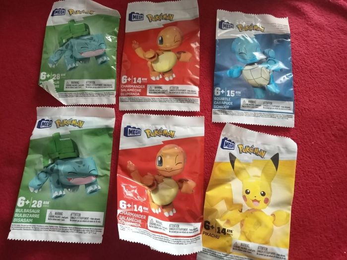 New Mega Blocks Pokemon Polybags