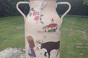 vintage french milk can