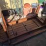 Teak Garden table (repair project). Image 2