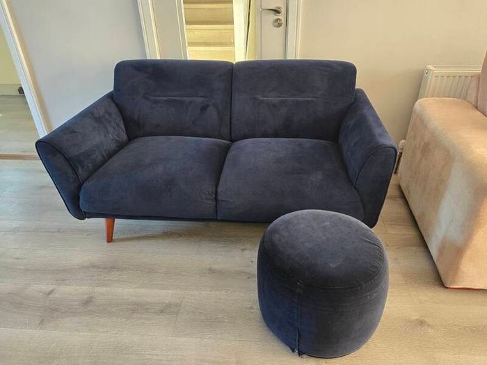 Sofa & Matching Foot Stool