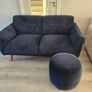 Sofa & Matching Foot Stool Image 2