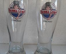 2 Bubba Gump Shrimp Co Chicago Large Glasses