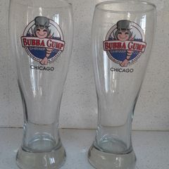 2 Bubba Gump Shrimp Co Chicago Large Glasses