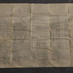 T.S.S Granuaile boiler nauctical canvas blueprint