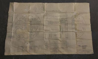 T.S.S Granuaile boiler nauctical canvas blueprint