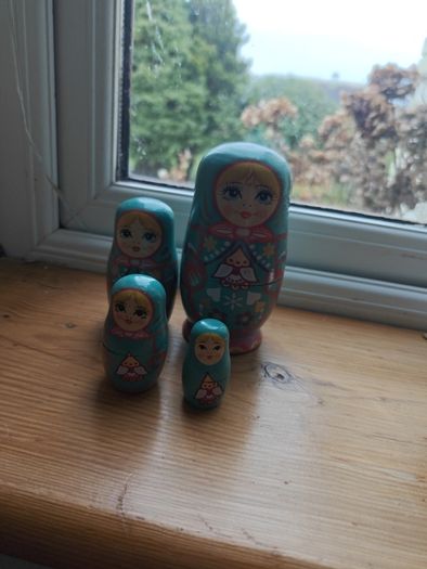wooden stackable Dolls