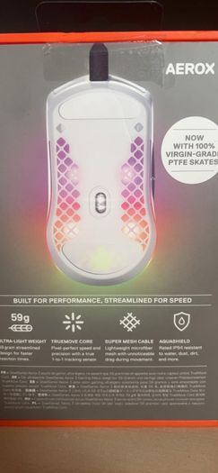 SteelSeries Aerox 3 Wireless gaming mouse - white