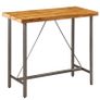 Bar Table Solid Reclaimed Teak 120x58x106 cm Image 9