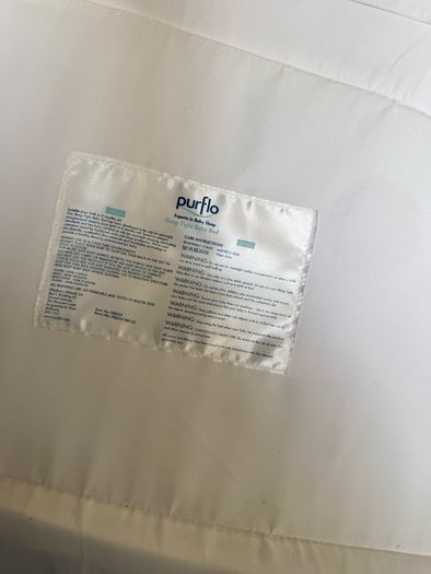 Purflo Sleep Tight Baby Bed - Soft White