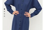 ZARA bloggers shirt dress with belt, S, NEW
