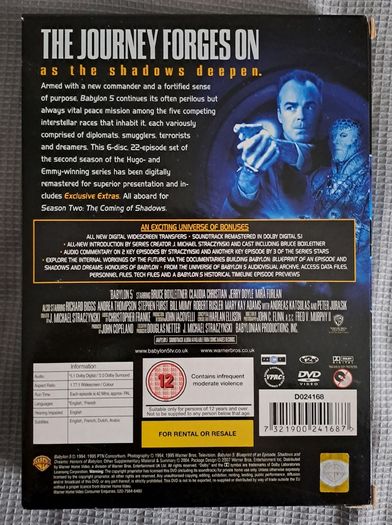 BABLYON 5 DVD box sets (Region 2)