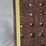 Cottagecore / farmhouse style vintage rush double stool bench Image 6