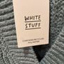 Brand New White Stuff Sally Slub Cardigan- Dusty Green - Size 14 Image 2