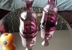 Wine Carafe x 2 Purple