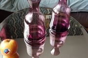 Wine Carafe x 2 Purple