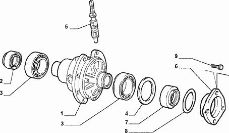 Diff Gears and Case (Punto Abarth, Alfa Romeo GTV)