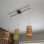 3-light linear pendant bar light fitting and two Single pendant light fittings. Image 2