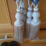Stunning Latte Curtain Tie Backs with Crystal Embellishments x4 Image 6