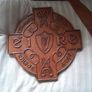 vintage carved g.a.a shield Image 3