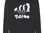 Evoultion Of Pokemon Kids Hoodies Funny DTG Hoodie For Girls And Boys