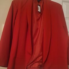 Ladies red jacket.  Bnwt size 22