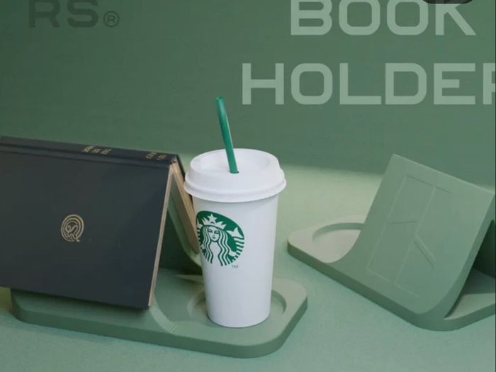 3 in 1 book holder custom colour