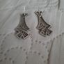 vintage sterling silver earrings Image 5