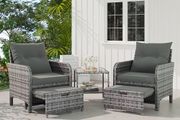 5-Piece Rattan Garden Furniture Set Weatherproof