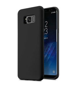 Black Soft Silicone Case for Samsung Galaxy S8 PLUS Shockproof Back Cover