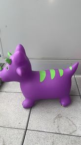 Dinosaur jumping inflatable