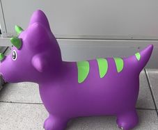 Dinosaur jumping inflatable