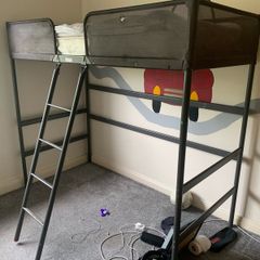 Loft bed frame