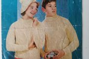 Vintage Knitting Pattern - Sweater &amp; Hat