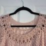 Peach dressy top, size 10 Image 3