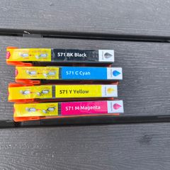 Set of Compatible Canon 571 Ink cartridges