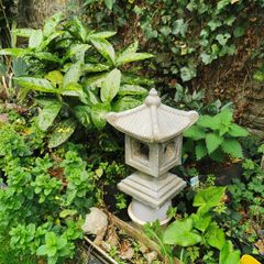 Japanese Garden Lantern -36cm Cast Concrete Pagoda -Handmade Dublin