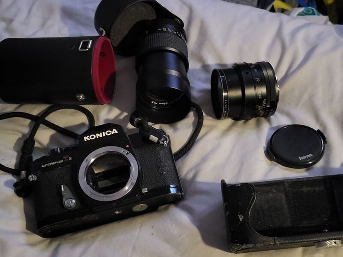 Konica camera and lenses rare