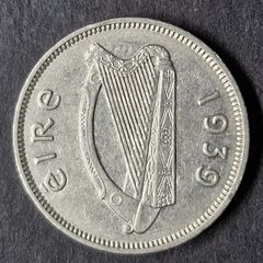 Ireland 1939 Six Pence 6d coin
