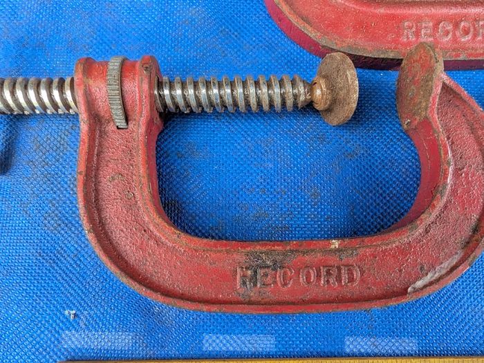 3 Record 4" G Clamps